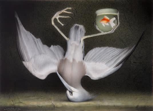 Paul Martinson A Consequence of Sleep, 2013 watercolour and watercolour pencil on paper 51.0 x 70.0 cm