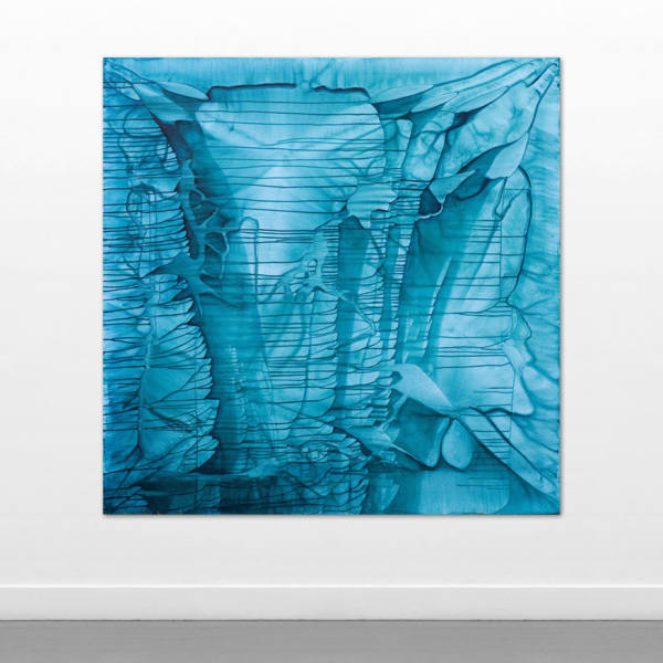 Anita Levering Untitled No. 611, 2014 acrylic on polyester 152.4 x 152.4 cm