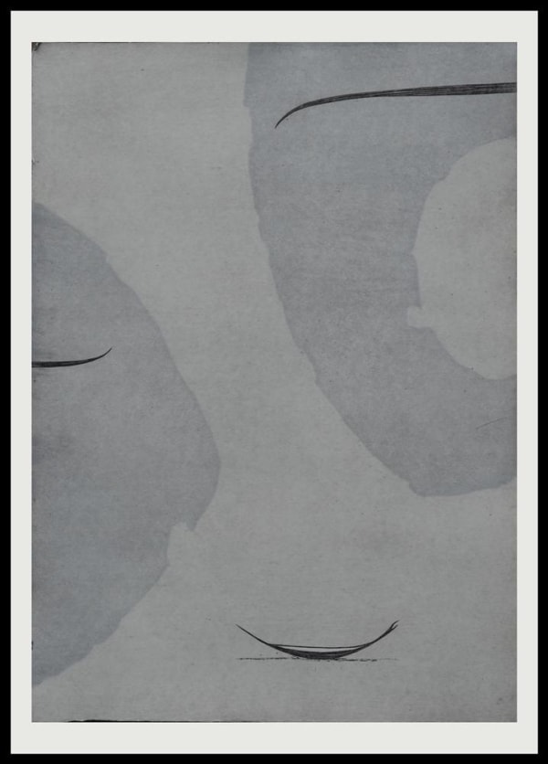 Simon Kaan Tio II (Etching), 2018 Chinese ink and gouache on cotton paper, intaglio woodblock, edition of 5 68.0 x 49.0 cm