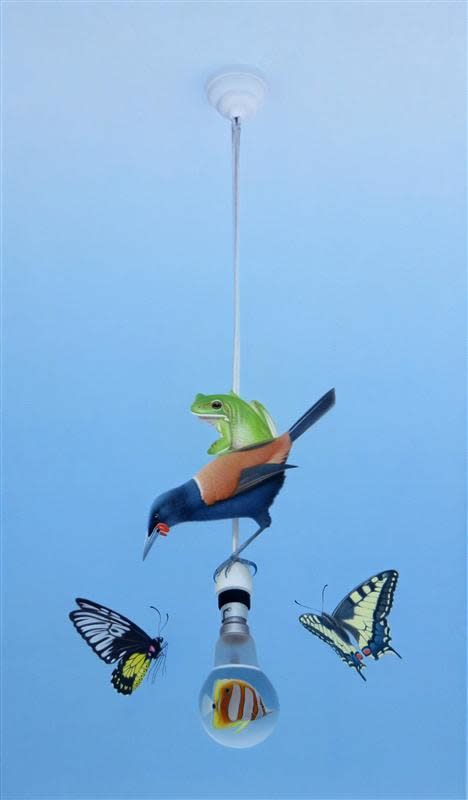 Paul Martinson Sky Light, 2015 Oil on stretched canvas 85.0 x 50.0 cm