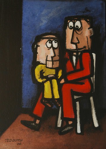 Ted Dutch (1928-2008), Ventriloquist I, 2006