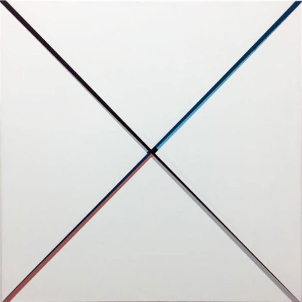 Robbie Fraser Maintaining a leisurely speed on an even smoothening road, 2017 oil on canvas 120.0 x 120.0 cm