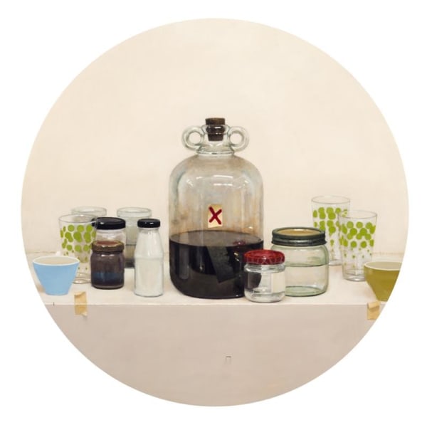 Damien Kurth Meatware, 2014 Oil on board 80.0 x 80.0 cm