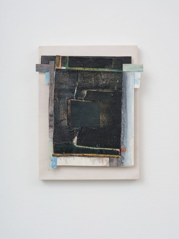 Sally Barron Hidden Scene, 2024 Oil, ink and pencil on card and canvas 150 x 200 mm