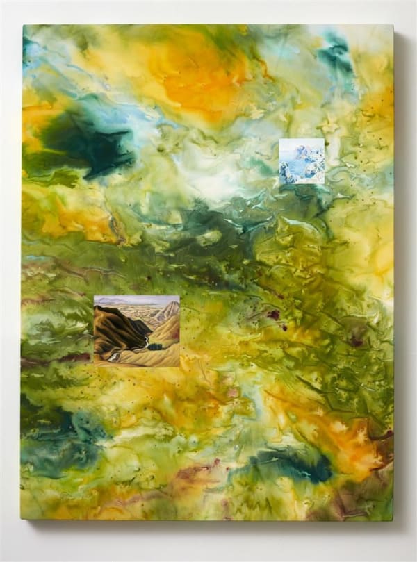 Paris Kirby The Way to Happiness, 2018 acrylic on silk 180.0 x 140.0 cm