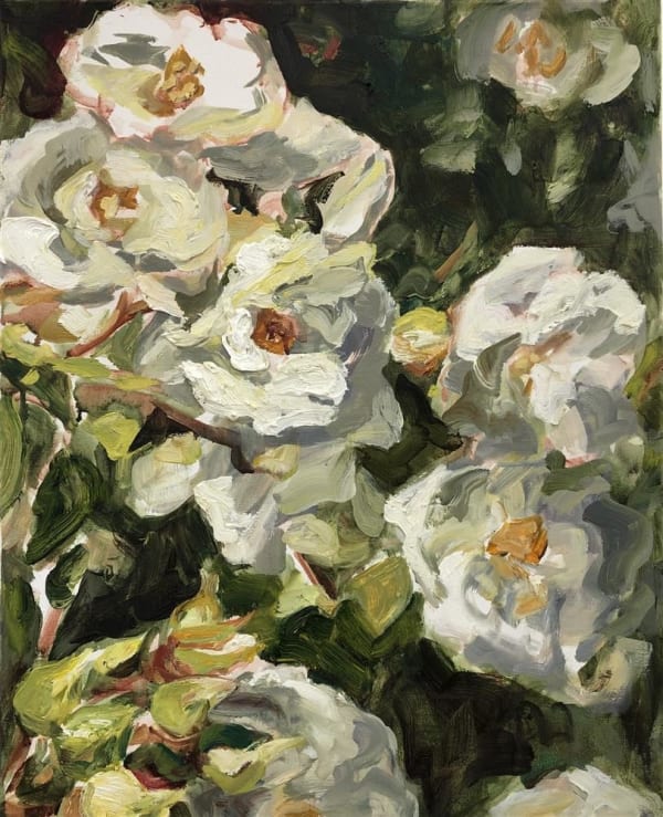 Katherine Throne Evening Highlights, 2022 oil on canvas 500 x 400 mm