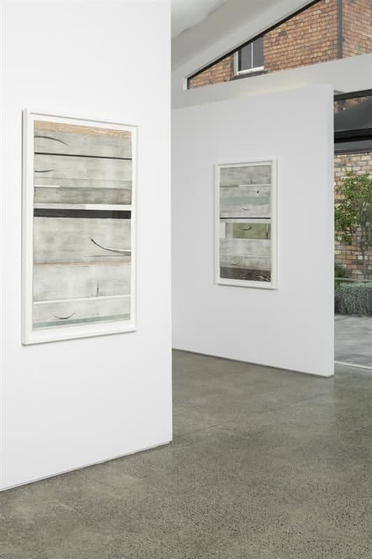 Simon Kaan Installation view, 2014 Intaglio wood cut print, single edition