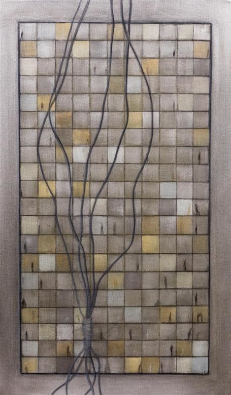 Linda Holloway SO 220 (Shadow Presences), 2015 Enamacryl on canvas 76.0 x 46.0 cm