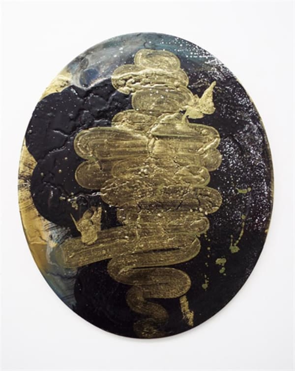 Cruz Jimenez End of the night (study), 2016 mixed media on board 60.0 x 50.0 cm