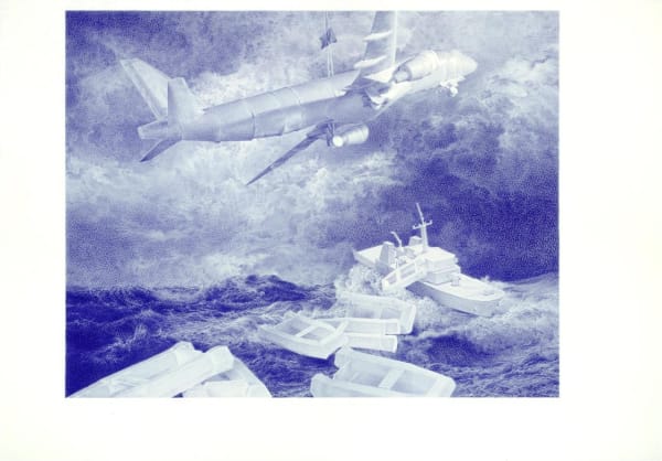 Stephen Ellis, Study for Opposite Shore Suite I, 2017