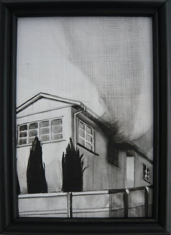 Josephine Cachemaille P Lab, 2009 Acrylic and gesso on board 145 x 95 mm