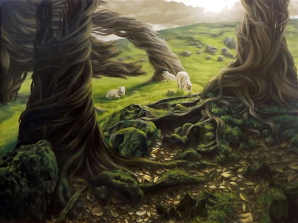 Rosanne Croucher Woven, 2014 Oil on canvas 90.0 x 120.0 cm