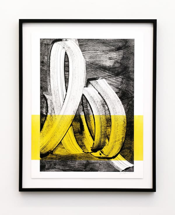 Zara Dolan S-3-HR-#FBDA12-SC, 2021 Water based printing ink on Fabriano Accademia paper 200gsm 650 x 450 mm