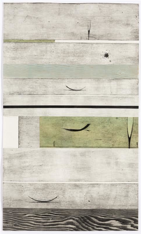 Simon Kaan Untitled 2-14, 2014 Intaglio wood cut print, single edition 120.0 x 70.0 cm