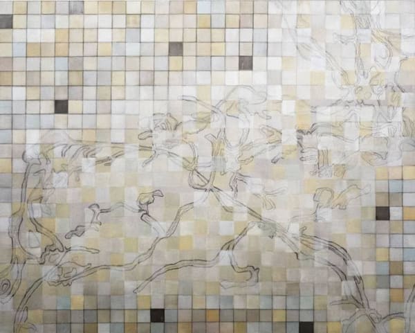 Linda Holloway SO 690 (Scattering Particles), 2015 Enamacryl on canvas 122.0 x 152.0 cm