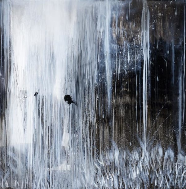 Cruz Jimenez Stones in the Air, 2016 Mixed media on board 150.0 x 150.0 cm