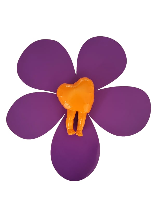 Rosanne Morley My Little Love, 2025 Ceramic, adhesive vinyl 230 x 145 x 90 mm