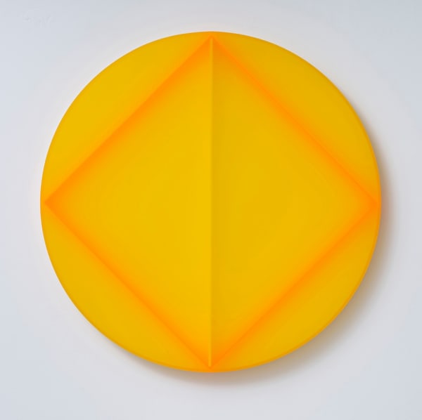 Karyn Taylor, Electric Diamond Yellow Circle, 2021