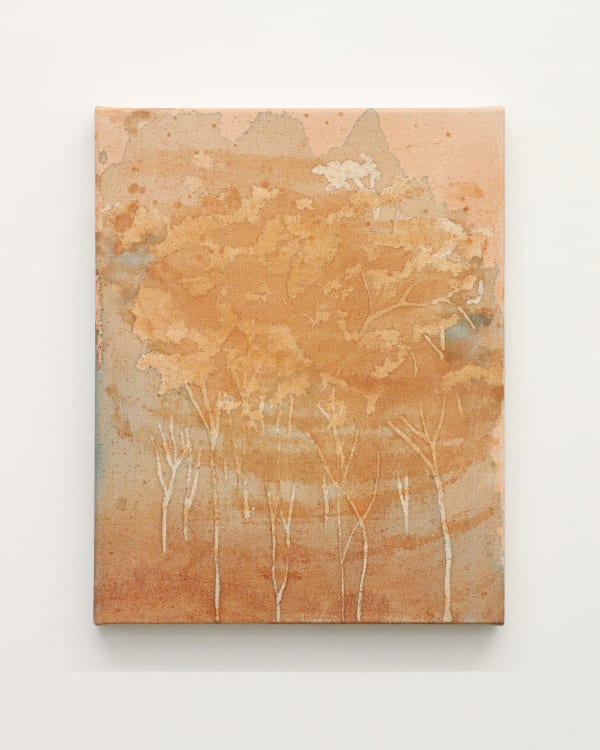 Ashleigh Min Untitled, 2025 acrylic on canvas 380 x 480 mm