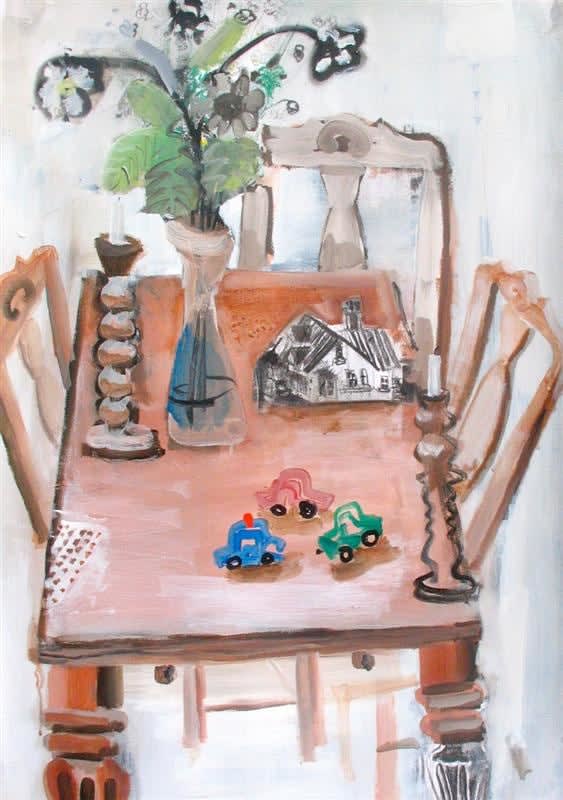 John Oxborough, With Candles at Home, 2011