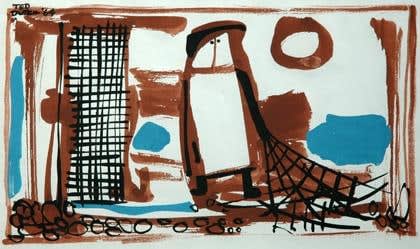 Ted Dutch (1928-2008), Fisherman, 1964