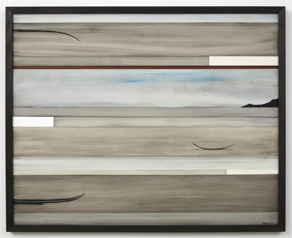 Simon Kaan Untitled 17-17, 2017 carved oil on board 93.0 x 120.0 cm