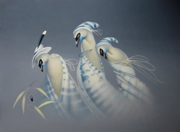 Paul Martinson Hide in the Deep, 2016 oil on board 84.5 x 114.0 cm