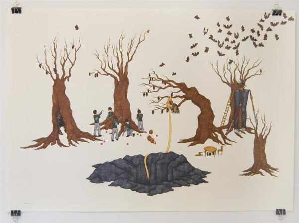 Aleksandra Petrovic, Untitled (large drawing), 2007