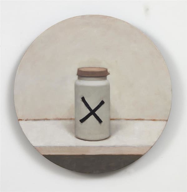 Damien Kurth Bracket, 2017 oil on canvas 50.0 x 50.0 cm