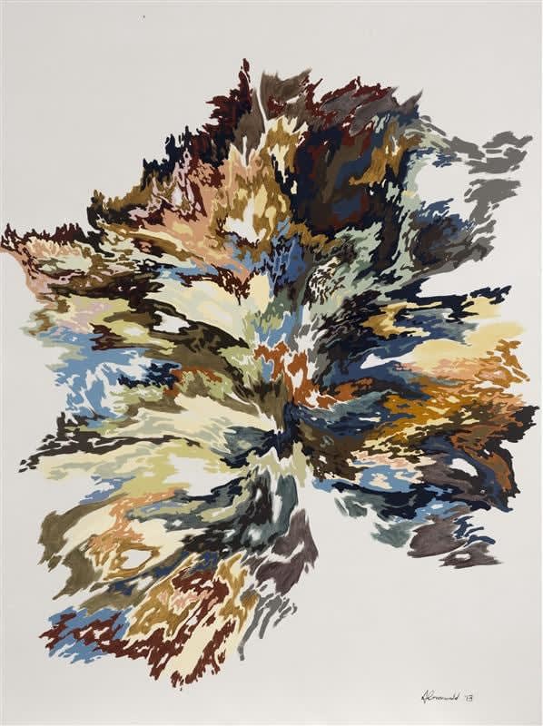 Amanda Gruenwald Accumulations 8, 2013 Oil on canvas 140.0 x 105.0 cm