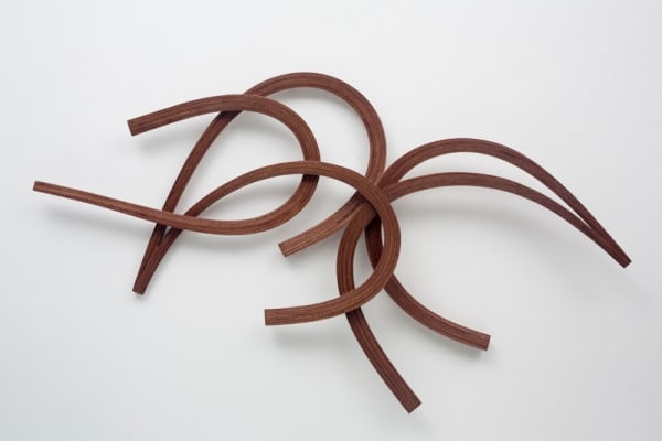 Ray Haydon Confluence VI, 2012 Mahogany 700 x 1360 x 100 mm