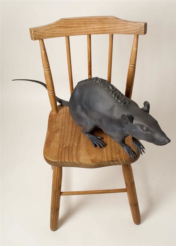 Brit Bunkley Eat Y'self Fitter, 2013 ABS plastic, enamel paint, single edition + 1 AP 25.0 x 110.0 x 16.0 cm