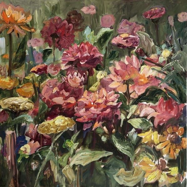 Katherine Throne The Thick of It, 2021 oil on canvas 750 x 750 mm