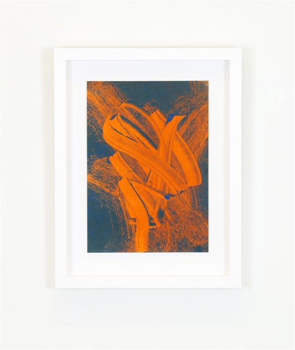 Zara Dolan #FF7E40 - 2 - S/C, 2023 Monotype print on Wet Strength Cartridge paper 410 x 320 mm