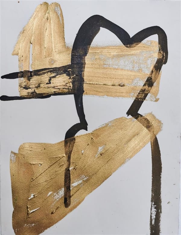 Natasha Wright A Place to Stand 5, 2020 acrylic and ink on paper 350 x 250 mm