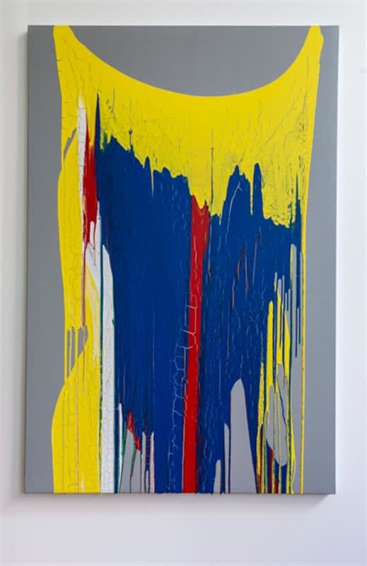 Justine Singing Moon Dissolving Boundaries III, 2013 Oil and acrylic on canvas 152.5 x 101.5 cm