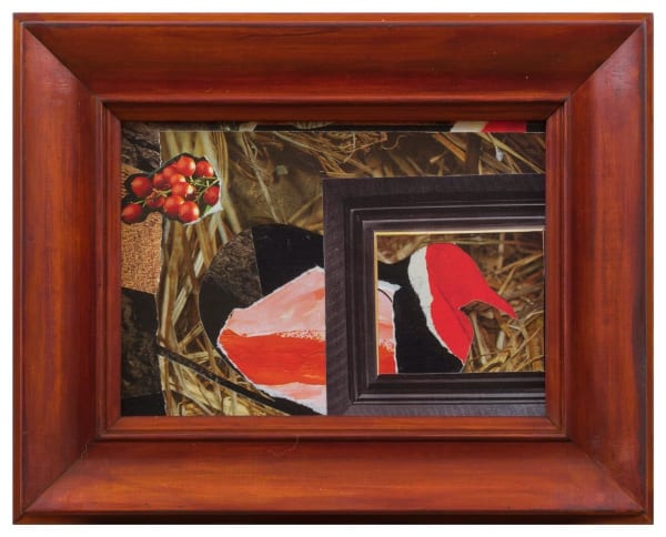 Teresa Hr Lane Here For Ages #35, 2022 Mixed media collage & recycled frame 20.0 x 25.0 cm