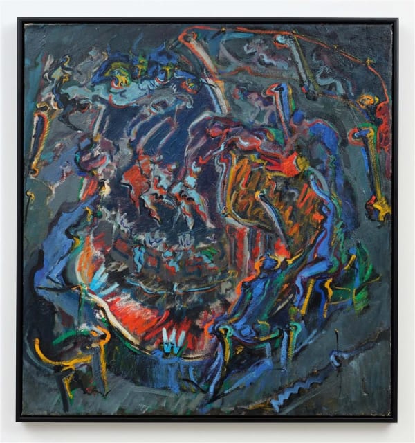 Alan Pearson Covent Garden from the Gods, 1982 oil on canvas 945 x 890 mm