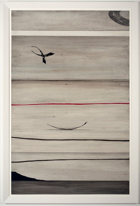 Simon Kaan Untitled IV, 2012 Carved oil on board 124.0 x 80.0 cm