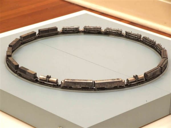 Scott Eady Money Train, 2010 cast decomissioned coins 30.0 x 80.0 x 80.0 cm