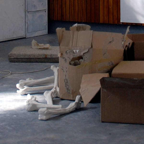 Matt Molloy, Deslabbed, studio view, detail, 2008