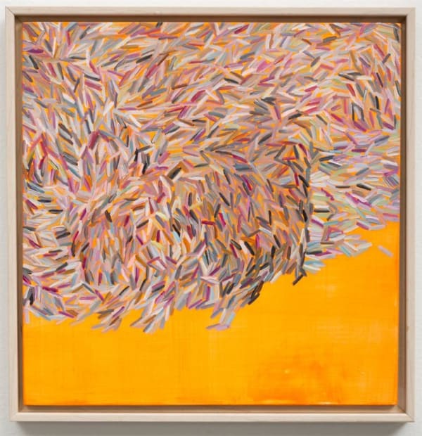 Alexandra Odelle Painting 10, 2012 Oil and acrylic on panel 19.5 x 19.0 cm