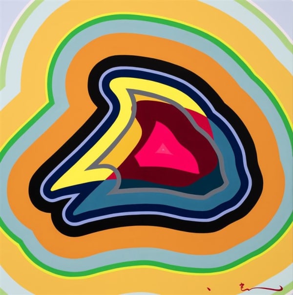 Shintaro Nakahara Nest, 2015 acrylic on canvas 91.0 x 91.0 cm