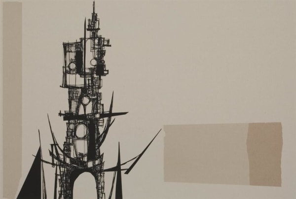 Ted Dutch (1928-2008) Colossus, 1969 handmade screenprint on paper, edition of 50 36.0 x 53.0 cm