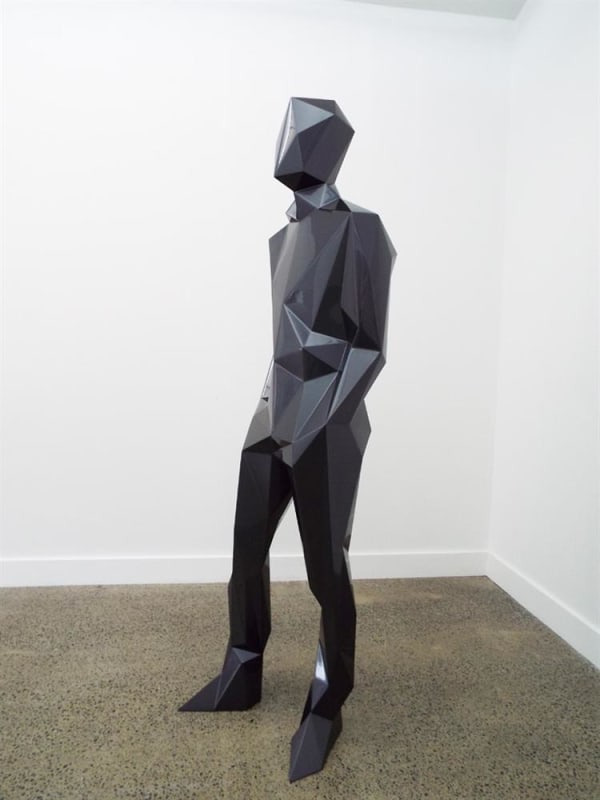 Ben Foster Figure 282, 2016 aluminium, waterborne automotive paint, edition of 3 56.0 x 190.0 x 35.0 cm