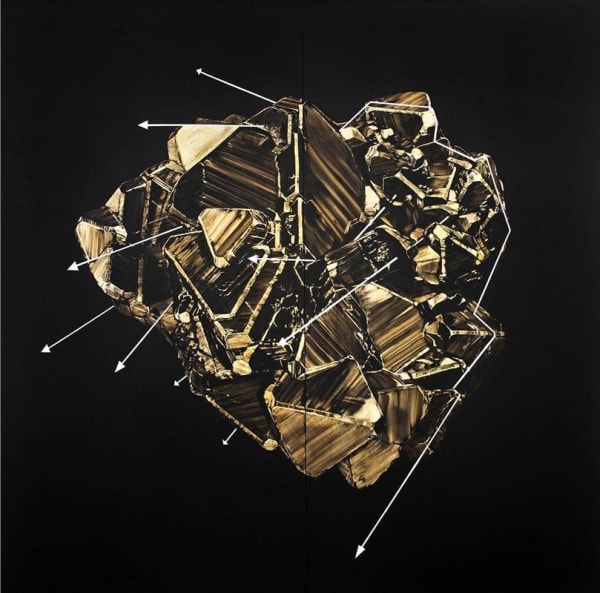 Josephine Cachemaille Defender, 2014 Acrylic and gouache on board 180.0 x 180.0 cm