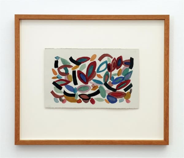 Julia Holderness Wallpaper design (leaf), 2023 Watercolour 350 x 415 mm