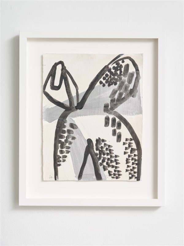 Natasha Wright A Place to Stand 6, 2020 acrylic and ink on paper 500 x 380 mm