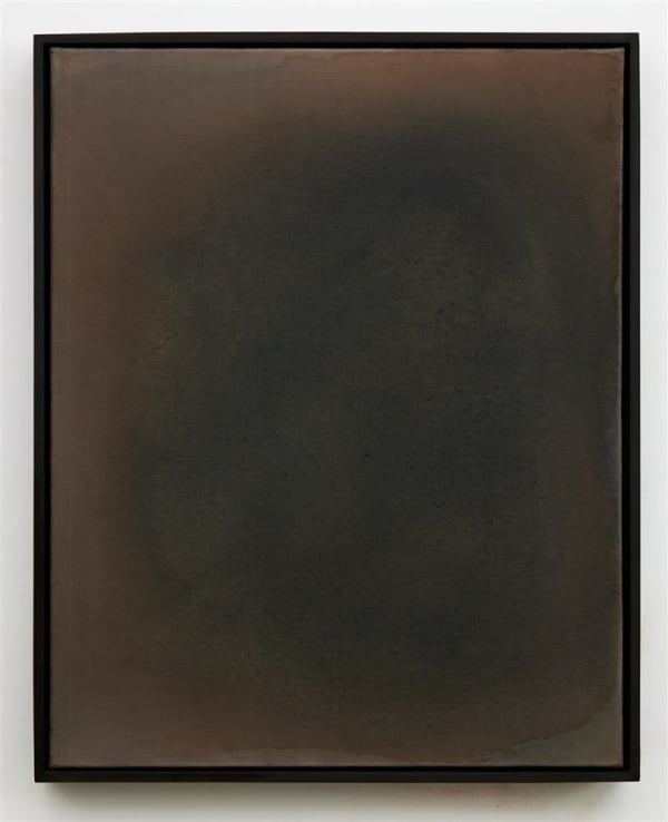 Kate van der Drift Nature Writing (Waipa) II, 2024 Toned cyanotype on canvas 510 x 410 mm