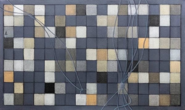 Linda Holloway SO 153 (Reflecting Light), 2015 Enamacryl on canvas 46.0 x 76.0 cm